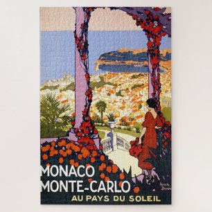 Vintager Monte Carlo Monaco Puzzle