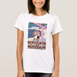 Vintager Monte Carlo Strand T-Shirt