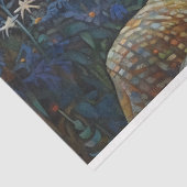 Vintager Moonlit Garden Lady Art Nouveau Decoupage Seidenpapier (Ausschnitt)