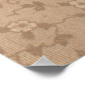 Vintager Mops Dog drucken Poster (Ecke)