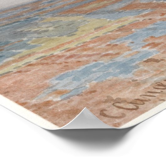 Vintager Mops Poster (Ecke)