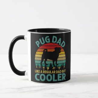 Vintager Mops Vater wie ein regelmäßiger Vater, ab Tasse