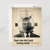 Vintager Morgen Mouth Ad Postcard Postkarte (Vorne/Hinten)