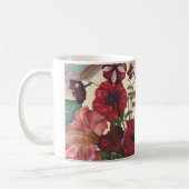 Vintager Morgen Ruhm Blume im Garten Kaffeetasse (Links)