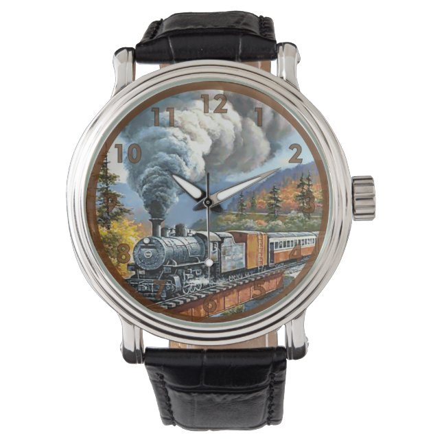 Vintager Motor Armbanduhr (Vorderseite)