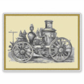 Vintager Motor Aufkleber (Vorderseite)