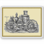 Vintager Motor Aufkleber (Vorderseite)