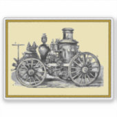 Vintager Motor Aufkleber (Vorderseite)