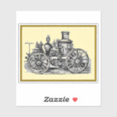 Vintager Motor Aufkleber (Blatt)