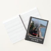 Vintager Motor, Foto und Name Notizblock (Innenseite)