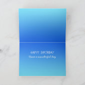 Vintager Motor Geburtstag personalisiert Karte (Innenseite)