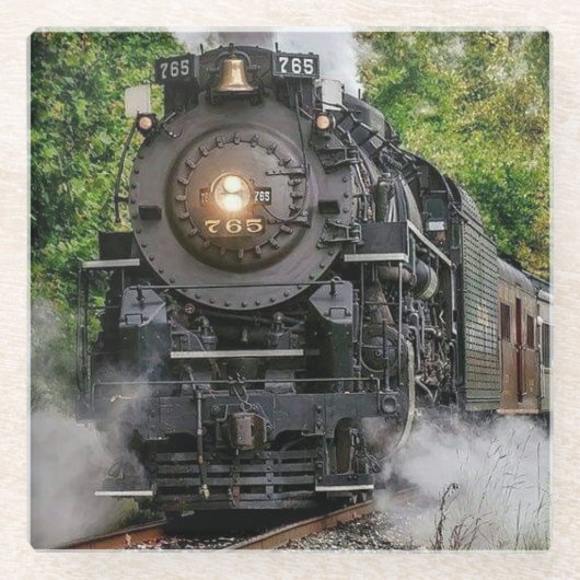 Vintager Motor Glasuntersetzer (Vorderseite)