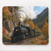 Vintager Motor im Herbstgebirge Mousepad (Vorne)