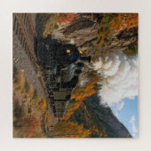 Vintager Motor im Herbstgebirge Puzzle (Horizontal)