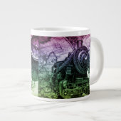 Vintager Motor Jumbo-Tasse (Vorderseite Rechts)