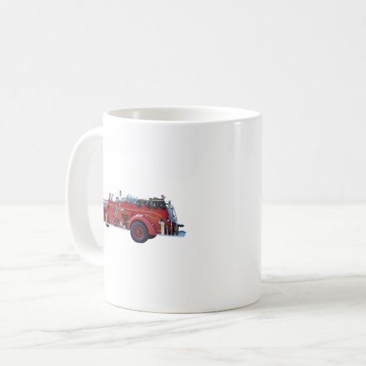 Vintager Motor Kaffeetasse (Vorderseite Links)