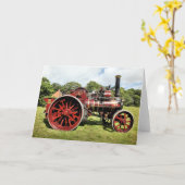 Vintager Motor Karte (Gelbe Blume)