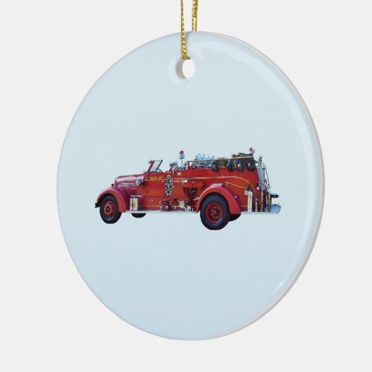 Vintager Motor Keramik Ornament (Links)