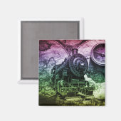 Vintager Motor Magnet (Vorderseite/Rückseite)