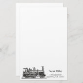Vintager Motor Personalisiert Briefpapier (Vorne/Hinten)