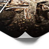 Vintager Motor Poster (Ecke)