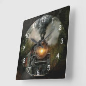 Vintager Motor Quadratische Wanduhr (Winkel)