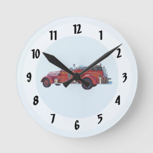 Vintager Motor Runde Wanduhr