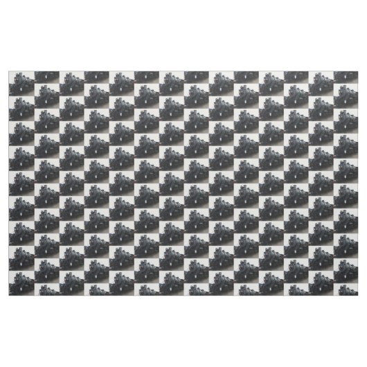 Vintager Motor Stoff (Yard (91,4 cm))