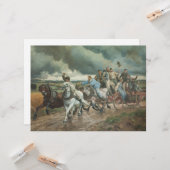 Vintager Motor (von Eugène Burnand) Karte (Vorderseite/Rückseite Beispiel)