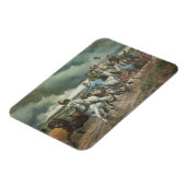 Vintager Motor (von Eugène Burnand) Magnet (Linke Seite)