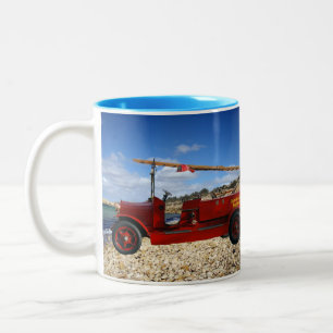 Vintager Motor, Zweifarbige Tasse
