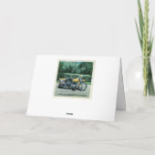 VINTAGER MOTORRAD 1969 MIT GELBEN KARTE (Rückseite)