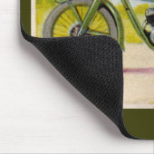 Vintager Motorrad-Druck Mousepad (Ecke)