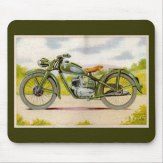 Vintager Motorrad-Druck Mousepad
