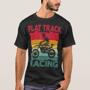 Vintager Motorrad-Flat-Track-Motorsport-Rider Ou T-Shirt
