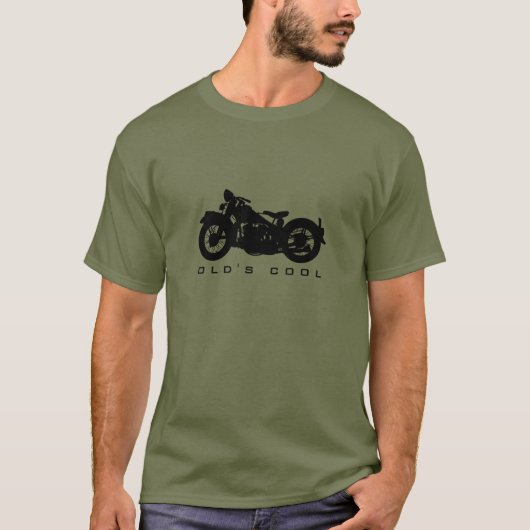 Vintager Motorrad-T - Shirt (Vorderseite)