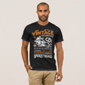 Vintager Motorrad-Verein T-Shirt (Vorne ganz)
