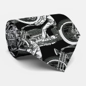 Vintager Motorradfahrer Antik Fahrradständer Krawatte (Gerollt)