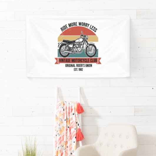 Vintager Motorradklub Est. 1982 Banner (Insitu)