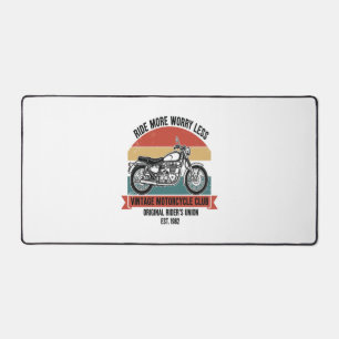 Vintager Motorradklub Est. 1982 Schreibtischunterlage