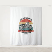 Vintager Motorradklub Est. 1982 Wandteppich (Vorderseite)