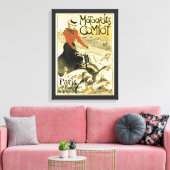 Vintager Motorradkomiot Leinwanddruck (Insitu (Wohnzimmer))
