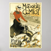 Vintager Motorradkomiot Poster (Vorne)