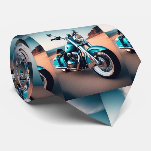 Vintager Motorradsport Krawatte (Gerollt)