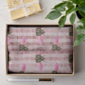 Vintager Mottenstreifen Seidenpapier (Geschenk)