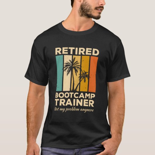 Vintager, müde Bootcamptrainer nicht mein Problem T-Shirt (Vorderseite)