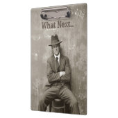 Vintager Mugshot-Mafia-Gangster witzig Klemmbrett (Links)