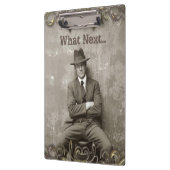 Vintager Mugshot-Mafia-Gangster witzig Klemmbrett (Links)