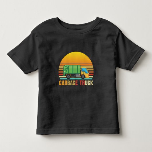 Vintager Mülltransporter - Abfall Recycelnd Kleinkind T-shirt (Vorderseite)