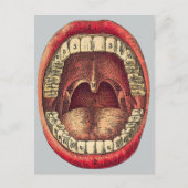 Vintager Mund Postkarte (Vorderseite)